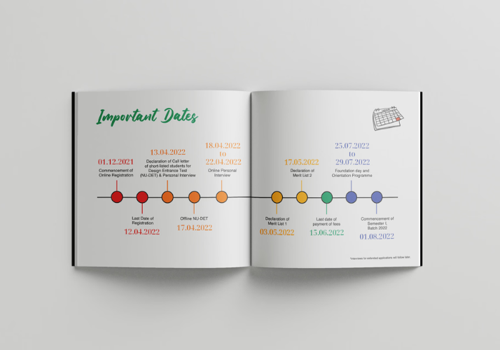 Branding Package Example: Brochure Design - Nirma University