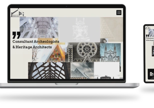 Web Design Package Example: Healey Heritage Website