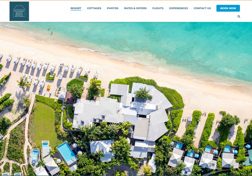 Web Design Package Example: Resort Booking website development with Hubspot