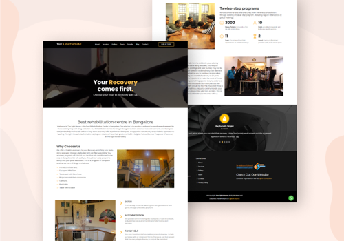 Search Engine Optimization Package Example: The Lighthouse Bangalore website development