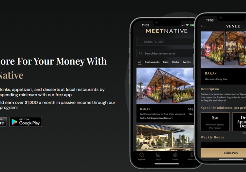 Mobile App Development Package Example: MeetNative Mobile App