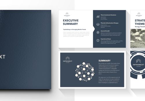 Business Consulting Package Example: Pitch Deck for InfraNext Capital