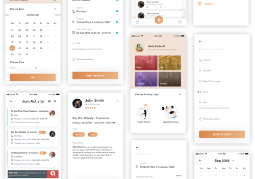 Mobile App Development Package Example: Nudo - App for Fitness
