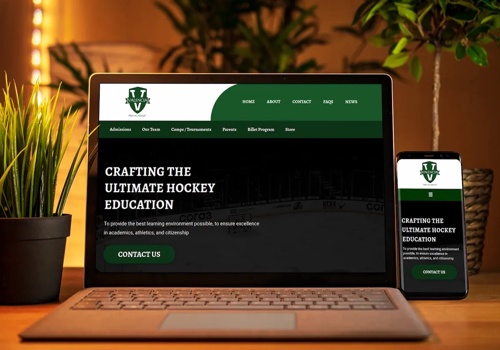 Web Design Package Example: Valencia Prep Academy