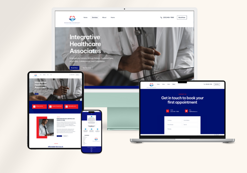 Web Development Package Example: Integrative Healthcare Associates Website