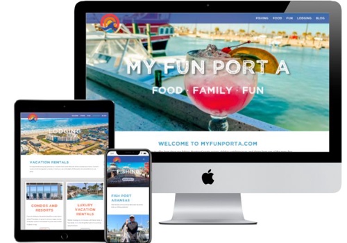 Web Design Package Example: TOURISM COMPANY