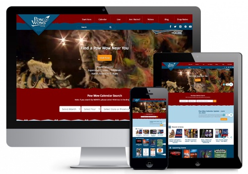 Web Design Package Example: Native American PowWow Culture