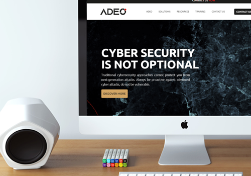 Web Design Package Example: ADEO Cyber Security