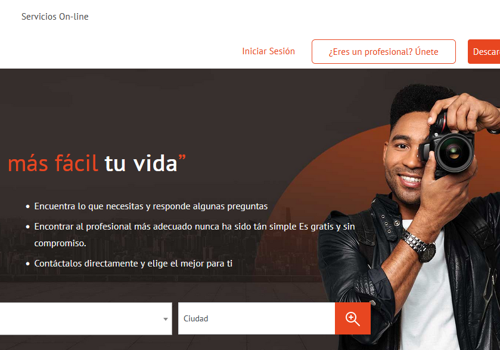 Web Development Package Example: buskalo - find online services