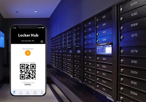 Mobile App Development Package Example: Smart locker App for Parcel Logistics Company