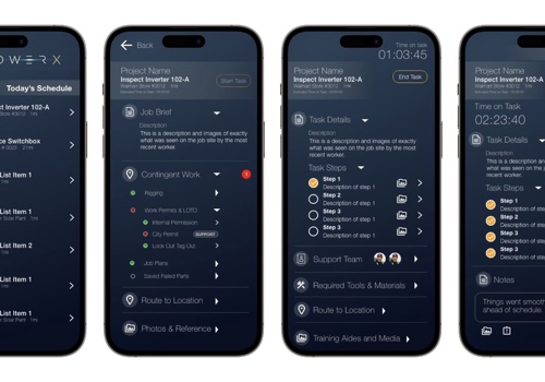 UX/UI Design Package Example: Solar O&M with Digital Transformation