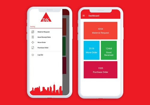 Mobile App Development Package Example: Material Supply Chain Management