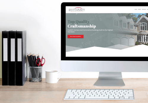 Web Design Package Example: Builder Web Design