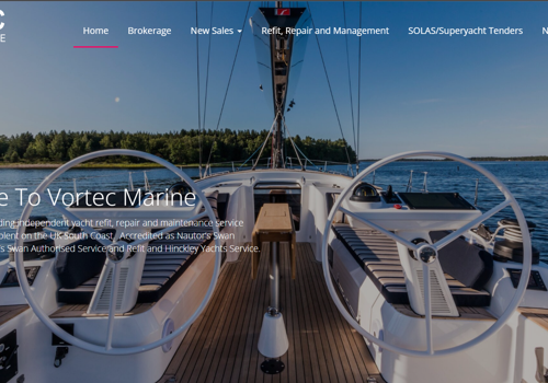 Web Development Package Example: Vortec Marine Robust Core PHP website
