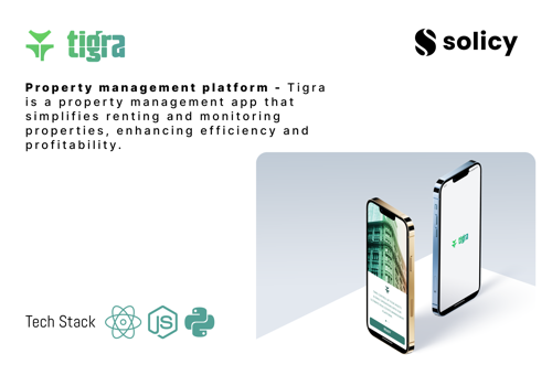 Mobile App Development Package Example: Tigra : Property management platform