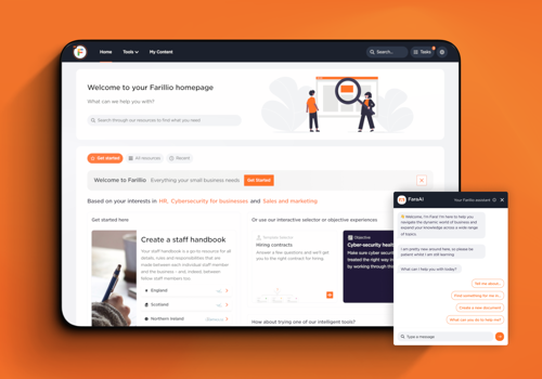 UX/UI Design Package Example: Farillio