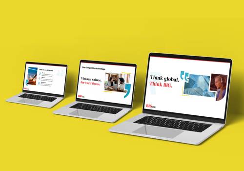 Content Marketing Package Example: BIG Language Solutions Presentation