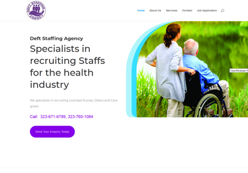 Web Development Package Example: Website with Wordpress