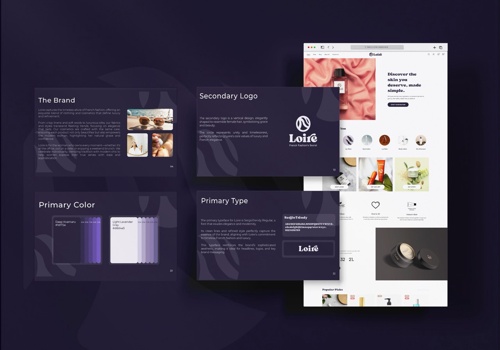 Branding Package Example: Website Development & Branding for  Cosmetic Brand