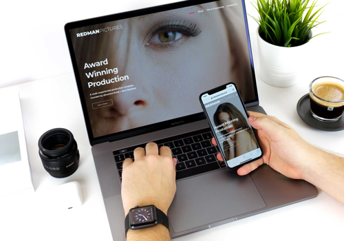 Web Design Package Example: Redman Pictures | Website Design