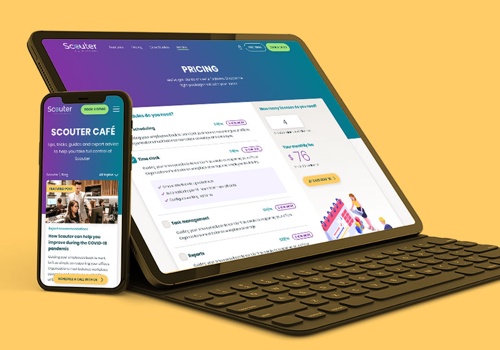 UX/UI Design Package Example: Scouter