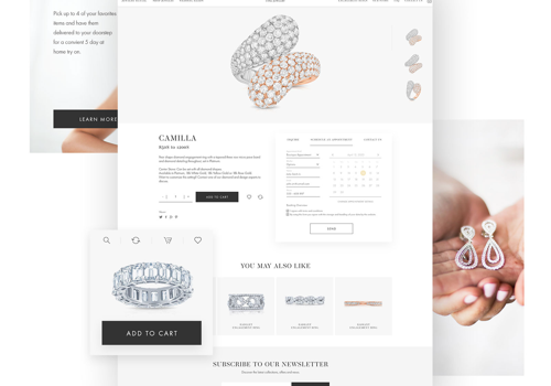 Web Design Package Example: Verstolo Diamonds