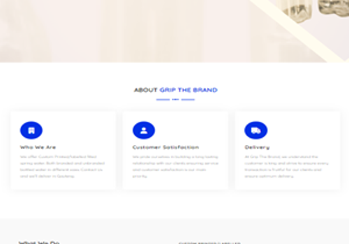 Web Design Package Example: Web Design and Branding
