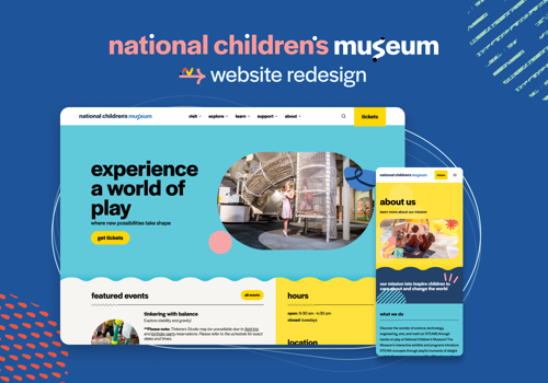 Web Design Package Example: Inspiring Wonder: National Children’s Museum