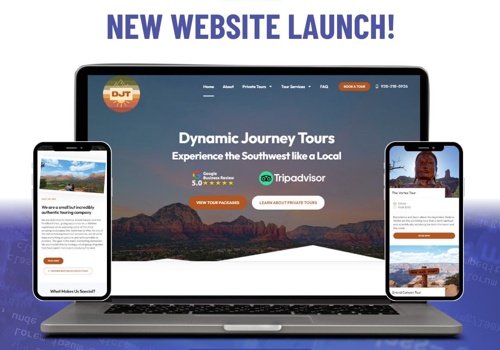 Web Design Package Example: Dynamic Journey Tours Website