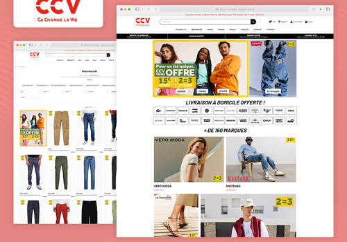 Ecommerce Marketing Package Example: Prestashop E-Commerce Website for CCV Mode