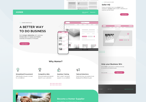 UX/UI Design Package Example: Homer