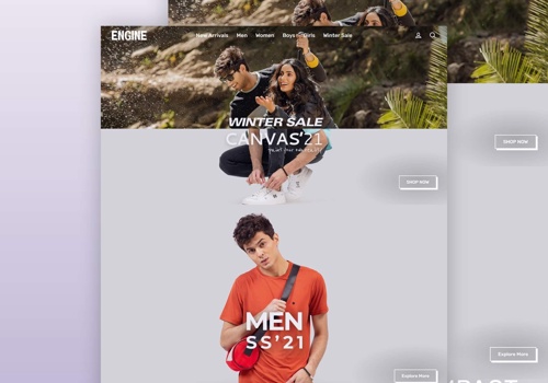 E-Commerce Development Package Example: Engine Online Store