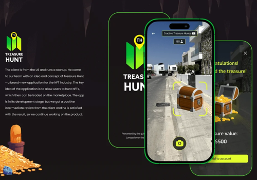 UX/UI Design Package Example: Treasure Hunt