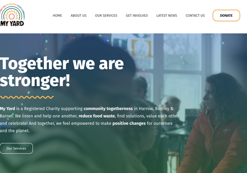 Web Design Package Example: Web Design & Development for London Charity