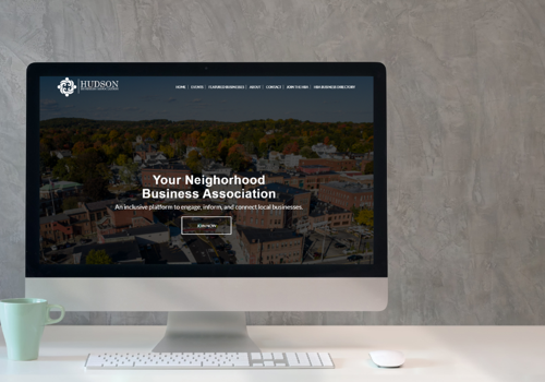 Web Design Package Example: Business Association Website Design