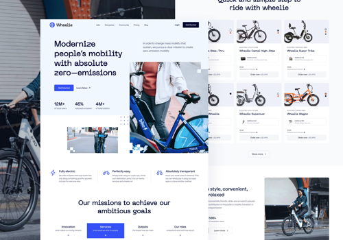 E-Commerce Development Package Example: Wheelie - Magento 2
