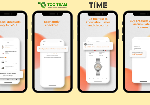 Mobile App Development Package Example: Mobile App for TI'ME