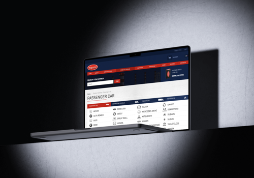 Web Development Package Example: BCGUMA - Auto Parts Manufacturer