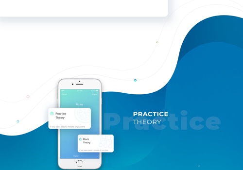 Web Design Package Example: UX/UI Design for Mauritius driving guide app