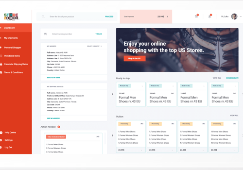 Web Development Package Example: Store2Door