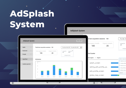 Custom Software Development Package Example: AdSplash System - Marketing web application