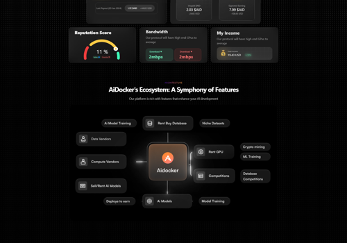 UX/UI Design Package Example: Web3 Project Website