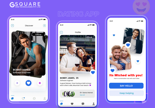Mobile App Development Package Example: Dating App