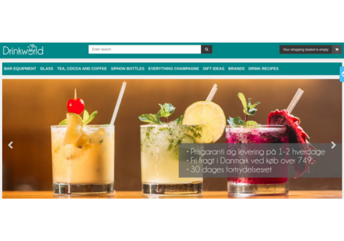 E-Commerce Development Package Example: AngularJS Dev for Beverage Services, Denmark