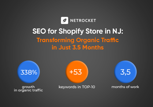 Search Engine Optimization Package Example: SEO for Shopify Store in NJ