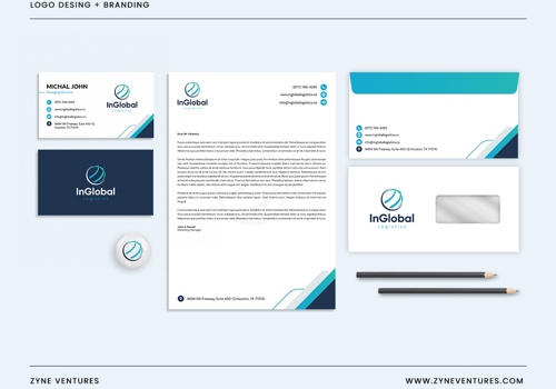 Graphic Design Package Example: InGlobal Logistics - Branding