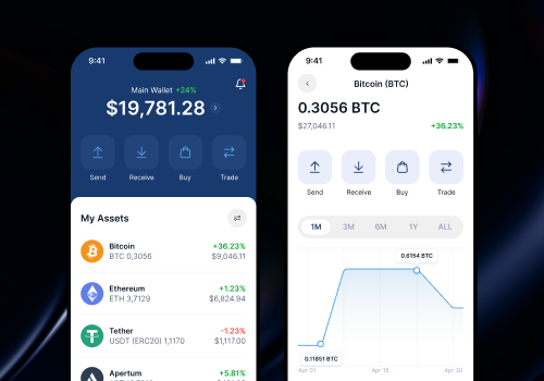 Branding Package Example: CEX24 | App Design for Digital Asset Trading Firm