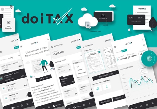 Web Design Package Example: DoiTax - ML based financial solution