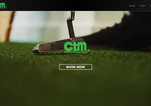 Business Consulting Package Example: CTM Recording Studio Website Design and Developmen