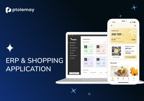 Custom Software Development Package Example: Tegen — ERP and Shopping Application